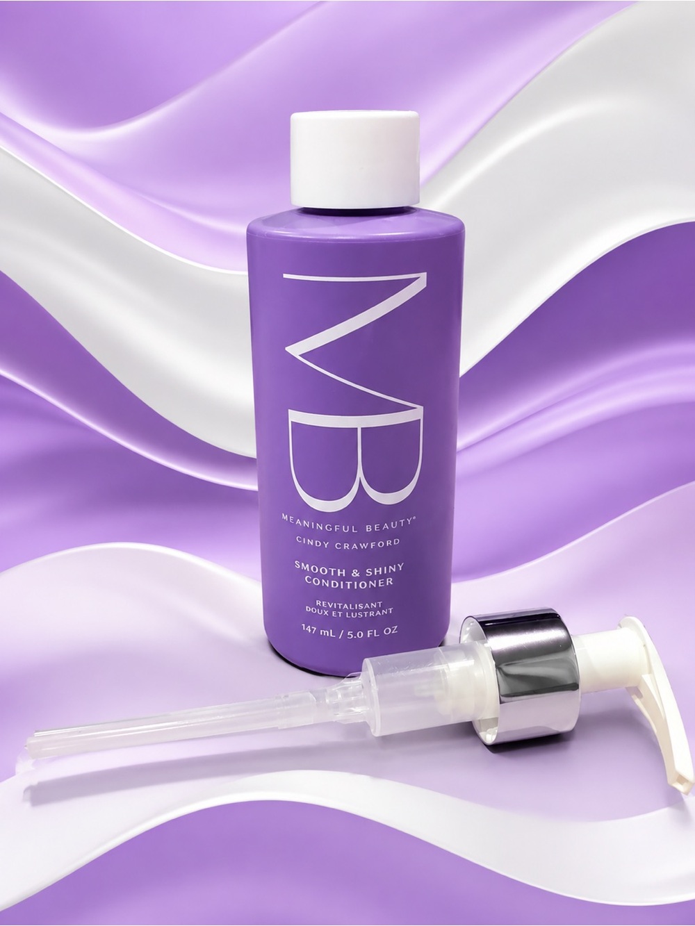 Meaningful Beauty by Cindy Crawford Smooth & Shiny Conditioner W/Pump 5oz